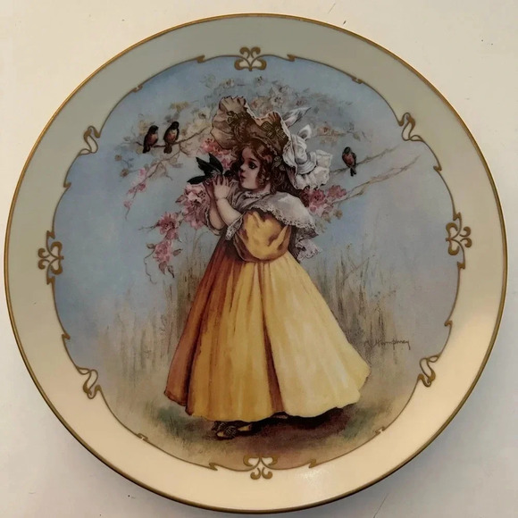 Home Little Captive Decorative Plate Vintage - Picture 1 of 3